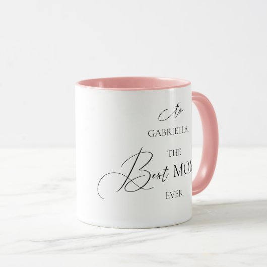 Waterverf Meadow Wildflower Moederdag Mok (Voorkant rechts)