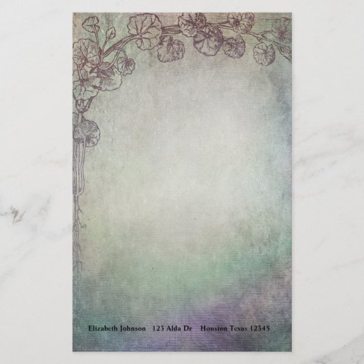 Waterverf Meadows Briefpapier (Voorkant)