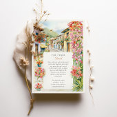 Waterverf Medellín Colombia Huwelijk Kaart