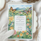 Waterverf Medellín Colombia Natuur bruiloft Kaart