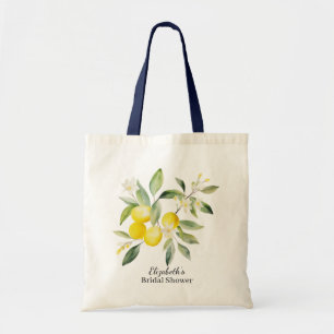 Waterverf Mediterraan Citroen Tote Bag
