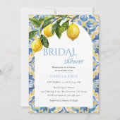 Waterverf mediterraan citroen Vrijgezellenfeest Kaart (Voorkant)