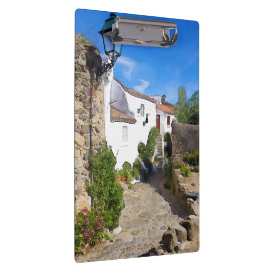 Waterverf mediterraan dorp klembord (Rechts)
