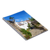 Waterverf mediterraan dorp notitieboek (Rechterzijde)