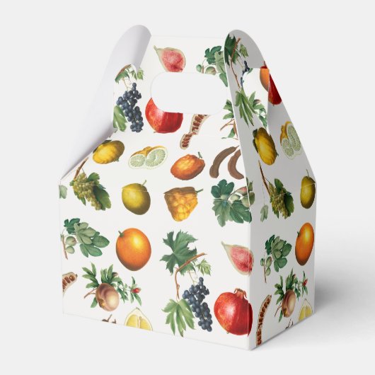 Waterverf mediterraan fruitpatroon bedankdoosjes (Achterkant)