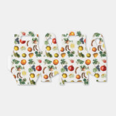 Waterverf mediterraan fruitpatroon bedankdoosjes (Uitgevouwen)