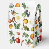 Waterverf mediterraan fruitpatroon bedankdoosjes (Geopend)