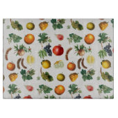 Waterverf mediterraan fruitpatroon snijplank (Voorkant)