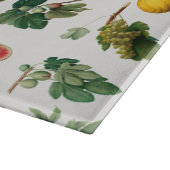 Waterverf mediterraan fruitpatroon snijplank (Hoek)