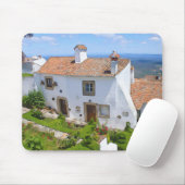 Waterverf mediterraan huis muismat (Met muis)