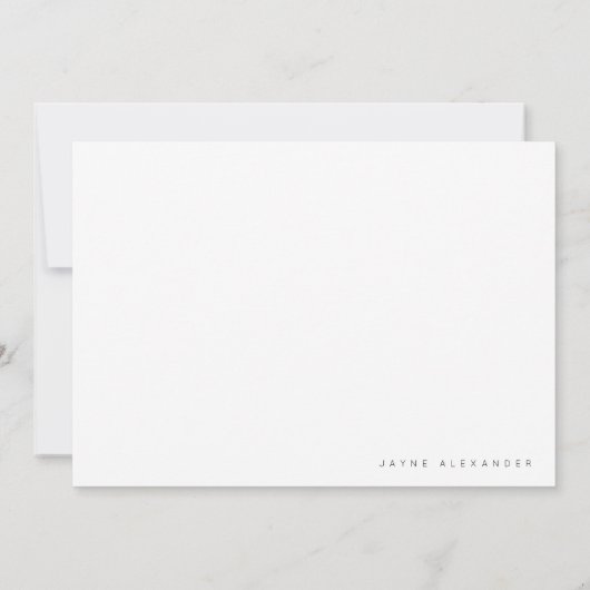 Waterverf Mediterraan Landschap Custom Name Bedankkaart (Achterkant)