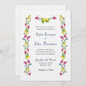 Waterverf mediterrane tuinbloem kaart (Voorkant / Achterkant)