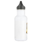 Waterverf Meerkat In een handgetekend Lijst Waterfles (Links)