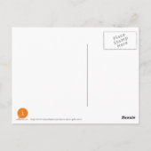 Waterverf meisje met bloemetjes _ You Are Enough Briefkaart (Achterkant)