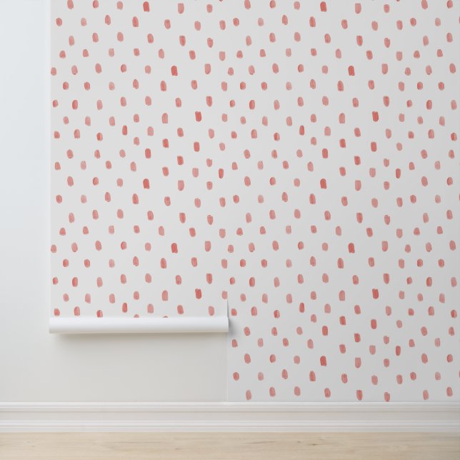 waterverf meisje minimalistische wallpaper behang (Applicatie)