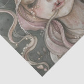 waterverf meisje tissuepapier (Detail)