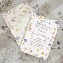 Waterverf Meisje Wilde Bloem Baby Borrel