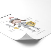 Waterverf Meisjes het pantser van God poster (Hoek)