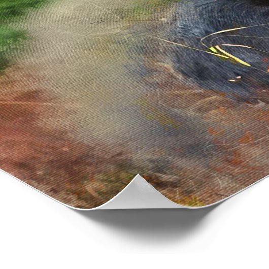 Waterverf Mengmedia mengen Poster (Hoek)