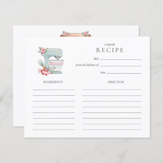 Waterverf Mengsel voor het bakken (Voorkant / Achterkant)