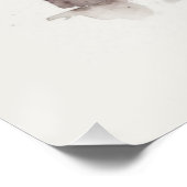 Waterverf mens kunst perfect poster (Hoek)