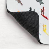 Waterverf mensen vinden kunst muismat (Hoek)