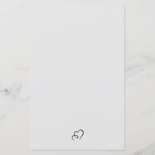 Waterverf menu Kaart (Achterkant)