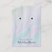Waterverf Mermaid Artisan die beeldschermen afgeef Contactkaartje (Voorkant)