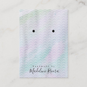 Waterverf Mermaid Artisan die beeldschermen afgeef Contactkaartje