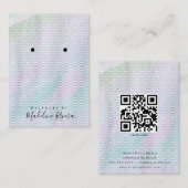 Waterverf Mermaid Artisan die beeldschermen afgeef Contactkaartje (Voorkant / Achterkant)