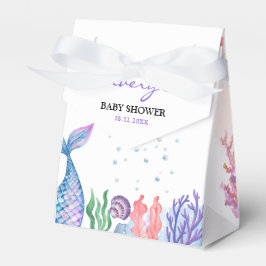 Waterverf Mermaid Baby shower Favor Box Bedankdoosjes