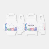 Waterverf Mermaid Baby shower Favor Box Bedankdoosjes (Uitgevouwen)