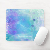 Waterverf Mermaid Tail Fantasy Enchanted Ocean Muismat (Met muis)