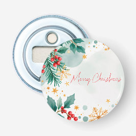 Waterverf Merry Christmas Bottle Opener – Elegant