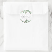 Waterverf Merry Christmas Label (Tas)