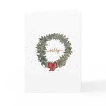 Waterverf Merry Wreath