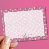 Waterverf Messy Polka Dots - limoen en opwindroze Post-it® Notes