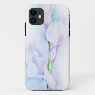 waterverf met 3 calla's iPhone 11 hoesje