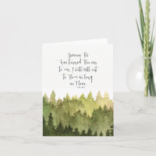 Waterverf met Bijbelse geschriften Kaart (Voorkant)