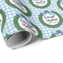 Waterverf met blauw kerstfeest