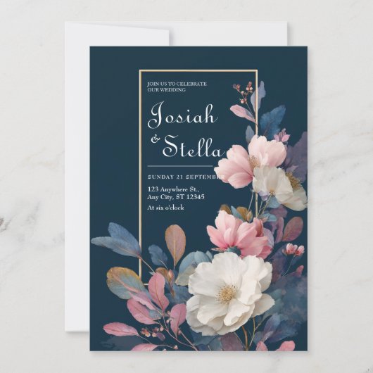 Waterverf met bloedige en marineslag kaart (Voorkant)