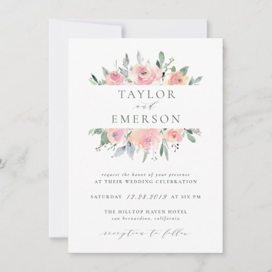 Waterverf met blokjes en tanden kaart (Voorkant)