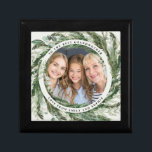 Waterverf met botanisch elegant fotocadeau cadeaudoosje<br><div class="desc">Waterverf met botanische elegante foto cadeau voor eucalyptus. Grootmoederstekst kan aangepast worden om moeder,  vader,  grootvader,  broer,  oom,  zuster,  tante,  pup,  abuela te zeggen,  elke tekst van uw keuze. Een verbluffend elegant design voor de klas.</div>