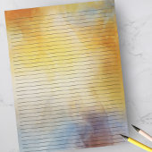 Waterverf met briefformaat 8,5 x 11 inch volgens c notitieblok