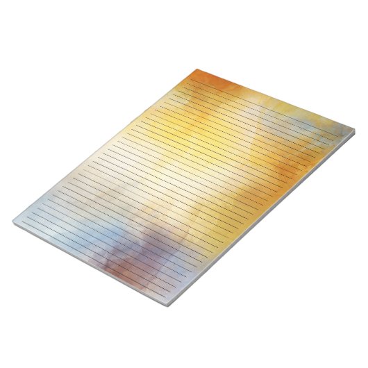 Waterverf met briefformaat 8,5 x 11 inch volgens c notitieblok (Schuin)