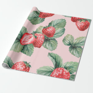waterverf met daarop een zomerthema , rijpe beauti cadeaupapier