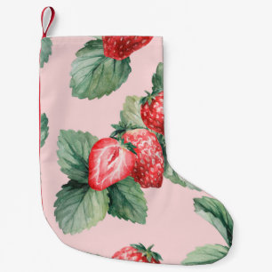 waterverf met daarop een zomerthema , rijpe beauti kleine kerstsok