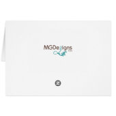 waterverf met de beste bruiloft (Achterkant Horizontaal)