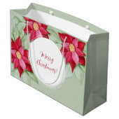 Waterverf met de hand geschilderd voor Kerstmis Po Groot Cadeauzakje (Achterkant Gekanteld)