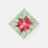 Waterverf met de hand geschilderd voor Kerstmis Po Servet (Hoek)